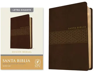 Biblia NTV Letra Gigante Color: Café