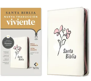 Biblia NTV Compacta Letra Grande Con Ziper Y Filament
